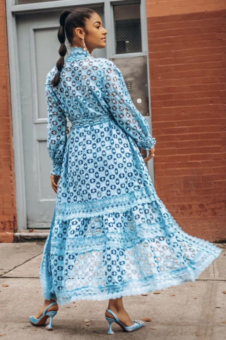 Jessica Bara Anastasia Lace Maxi Cover Up