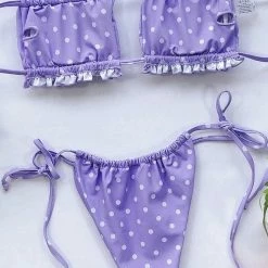 Jessica Bara Viviana Polka Dot Bikini Set