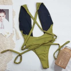 Jessica Bara Alanna Strappy Cut Out Swimsuit