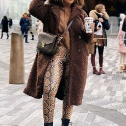 Commando Faux Leather Animal Print Legging Influencer Style