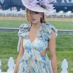 Influencer Style Jessica Bara Odonna Vintage Floral Maxi Dress