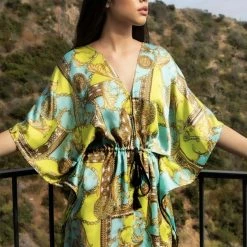 Colors Of Fashion Barocco Print Mini Dress Summer Lovin'
