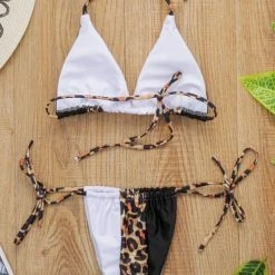 Summer Lovin' Jessica Bara Aphrodite Leopard Bikini Set