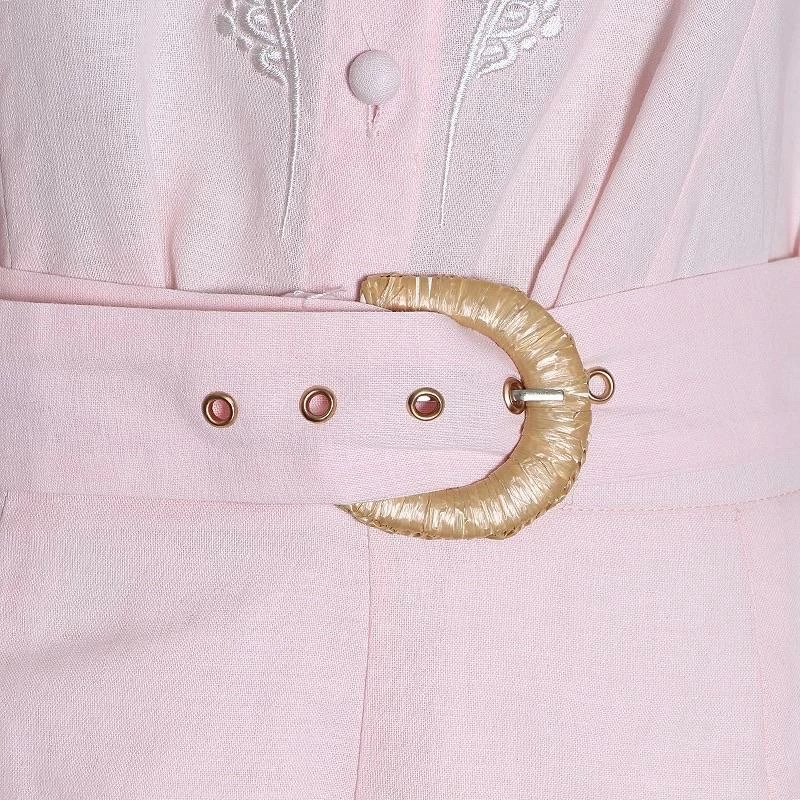 Jessica Bara Leia Embroidered Top And Short Two Piece Set Summer Lovin'