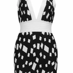 Jessica Bara Emmaline Halter Mini Dress