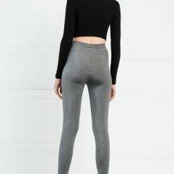 Reve Doll Essentials Jessica Bara Nessa High Waisted Metallic Sparkle Leggings