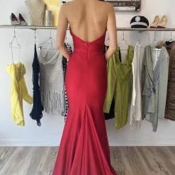 Atria Halter Neck Bodycon Gown The Event Shop