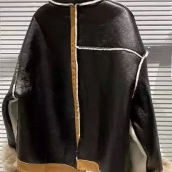 Jessica Bara Korden Leather And Fur Patchwork Jacket Reve Doll Essentials