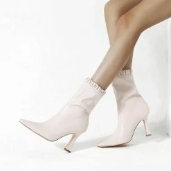 Shoes Jessica Bara Destiny Faux Leather Ankle Booties