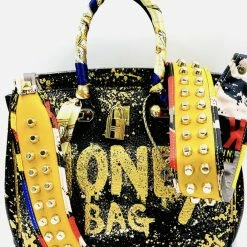 Anca Barbu Handpainted Money Bag Handbag