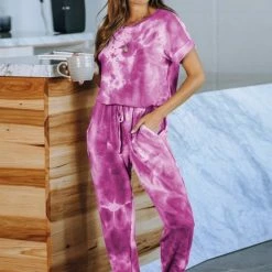 Jessica Bara Elisha Tie Dye Jumpsuit Reve Doll Essentials