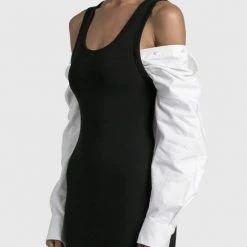 Jessica Bara Melodee Button Down Tank Top Dress