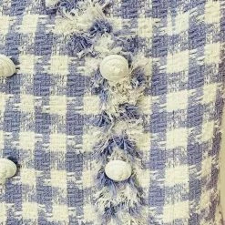 Jessica Bara Kymmie Tweed Mini Blazer Dress