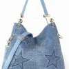 Jessica Bara Arizona Denim Star Studded Shoulder Bag Reve Doll Essentials