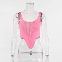 Jessica Bara Rana Corset Crop Top