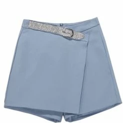 Bottoms Jessica Bara Isla Diamond Belt High Waited Shorts