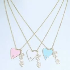Jessica Bara Leslie Love Gold Necklace