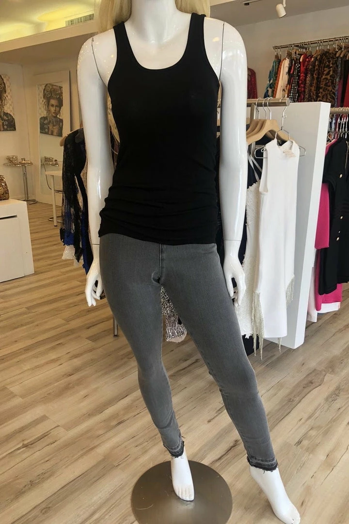 Jessica Bara Vanessa Scoop Neck Tank Top Reve Doll Essentials