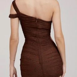 Jessica Bara Nadia One Shoulder Bodycon Mini Dress