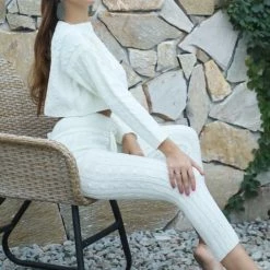 Jessica Bara Maeve Knit Top And Legging Two Piece Set Reve Doll Essentials