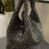 Accessories Jessica Bara Marleigh Rhinestone Mini Bucket Purse