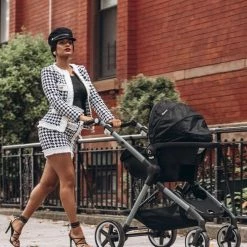 Influencer Style Jessica Bara Louise Tweed Houndstooth Two Piece Set