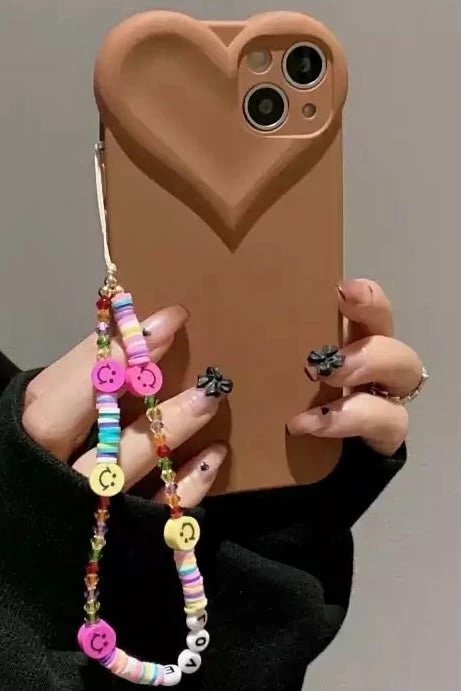 Jessica Bara Chelsea Charm Chain Heart Phone Case