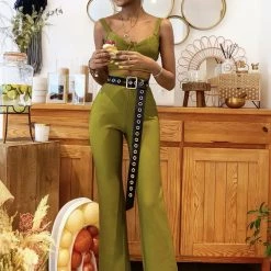 Jessica Bara Delta Bodycon Bandage Two Piece Set