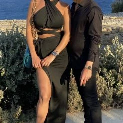 Jessica Bara Samara Strappy Top And Skirt Two Piece Set Tika Camaj