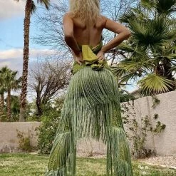 Influencer Style Jessica Bara Kai Lace Tassel Two Piece