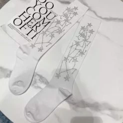 Jessica Bara Theodora Rhinestone Decorated Socks Reve Doll Essentials