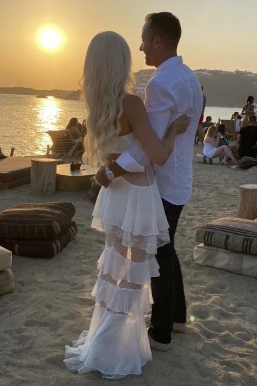 Jessica Bara Paityn Two Piece Ruffle Set