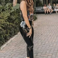 Commando Faux Patent Leather Leggings With Perfect Control