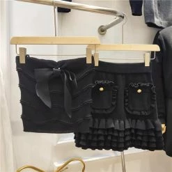 Summer Lovin' Jessica Bara Tabby Strapless Top And Ruffle Skirt Two Piece Set