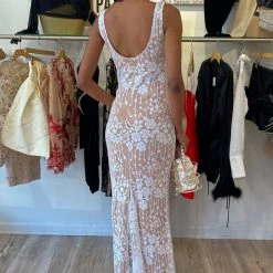 Jessica Bara Whyte Sequin Gown