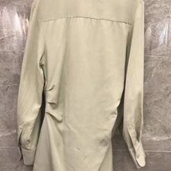 Jessica Bara Jagger Long Sleeve Draped Mini Dress