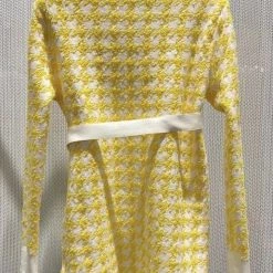 Jessica Bara Jovanni Houndstooth Long Sleeve Cardigan Reve Doll Essentials