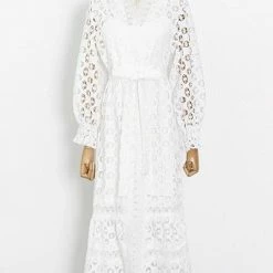 Jessica Bara Anastasia Lace Maxi Cover Up