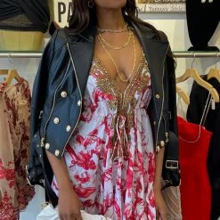 Kareena Amalfi Halter Neck Embellished Maxi Dress Summer Lovin'