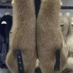 Reve Doll Essentials Jessica Bara Kye Belted Fur Vest