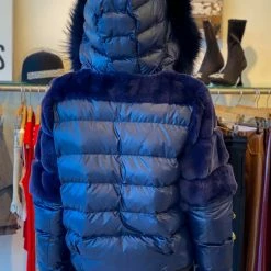 Reve Doll Essentials Luigi Long Sleeve Fur Puffer Jacket