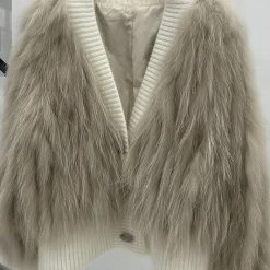 Influencer Style Jessica Bara Bernice Knitted Fur Jacket