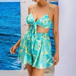 ReveBoutique Jessica Bara Meadow Floral Two Piece Set Casual/Daytime