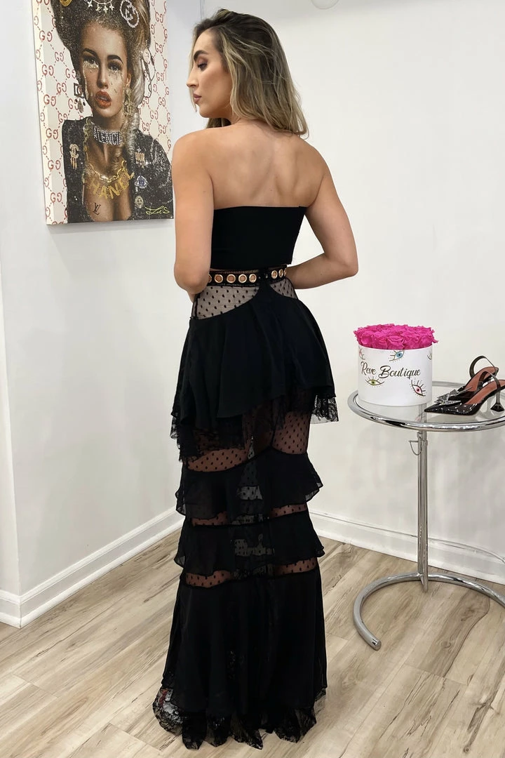 Jessica Bara Paityn Two Piece Ruffle Set