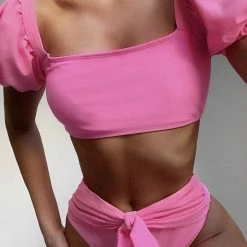 Jessica Bara Paityn High Waisted Bikini Set Poolside Essentials