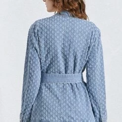 The Denim Destination Jessica Bara Viv Denim Belted Jacket