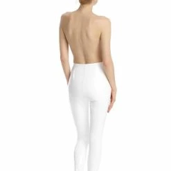 Influencer Style Commando Faux Patent Leather Leggings With Perfect Control