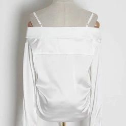 Jessica Bara Rahnee Off The Shoulder Lace Blouse