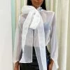 Endless Rose Sarai Long Sleeve Bow Tie Blouse Reve Doll Essentials
