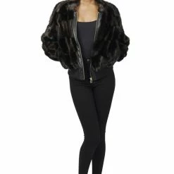 Reve Doll Essentials Jessica Bara Tina Faux Fur Bomber Jacket
